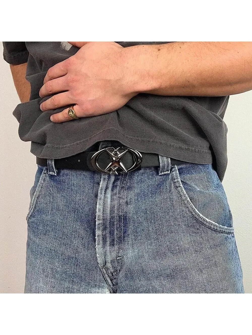 Vintage Y2K Punk Star Moon Belt